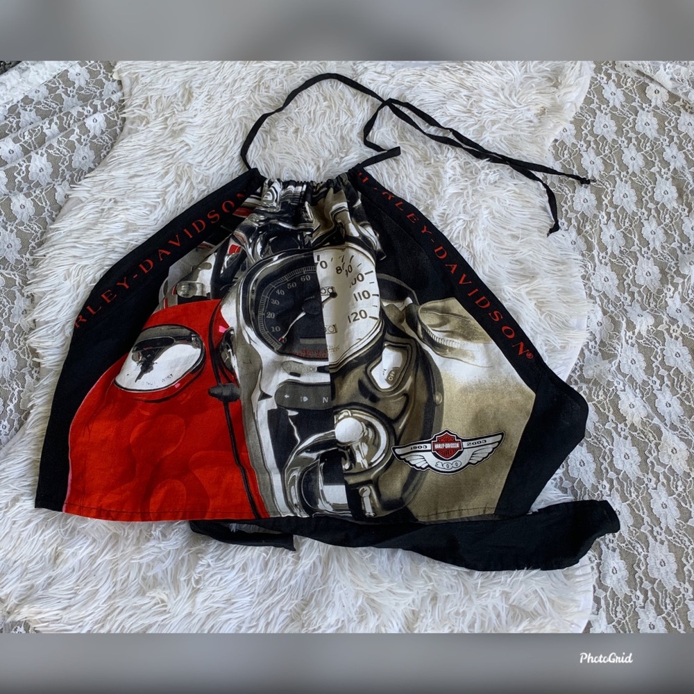 SOLD!Harley Davidson Bandanna halter top